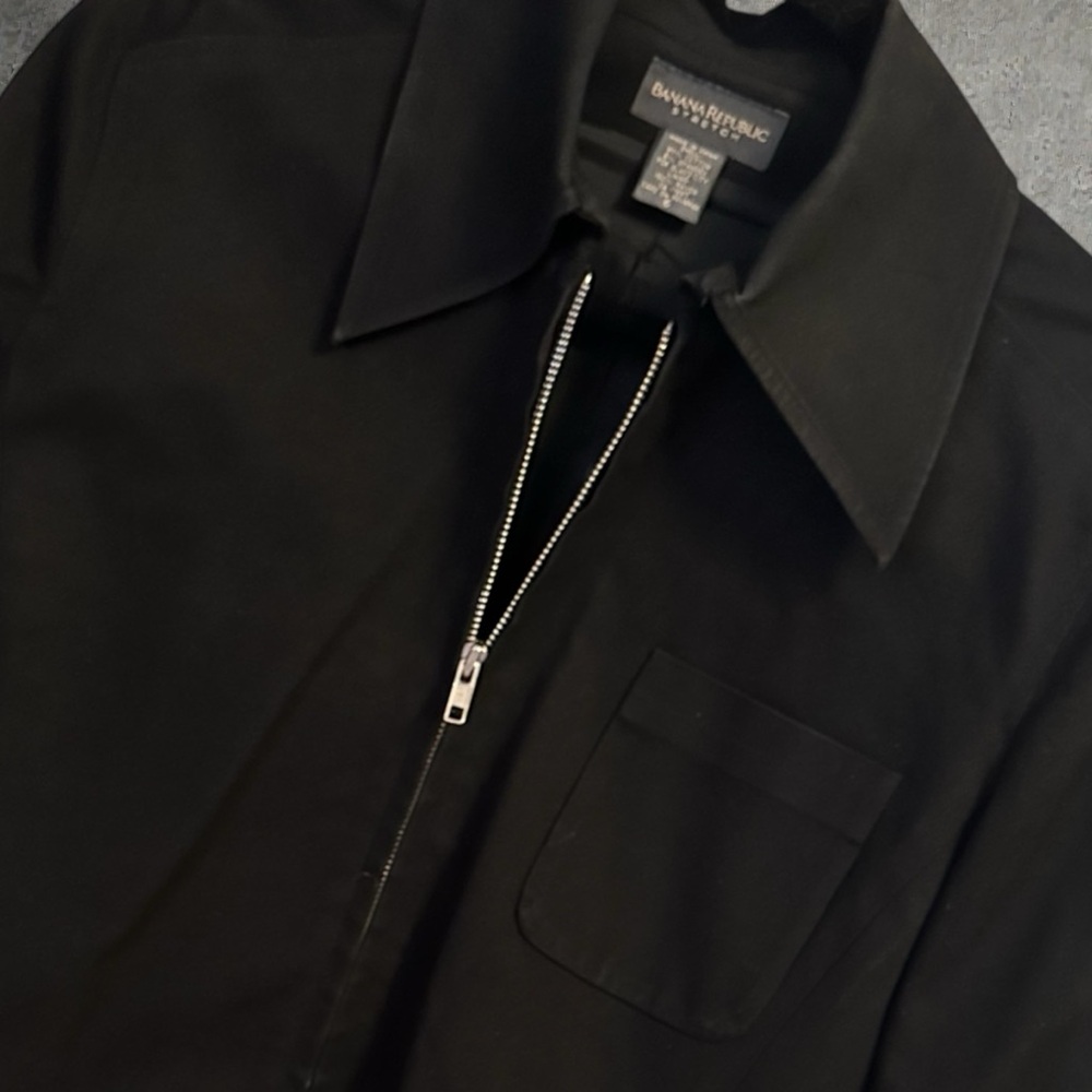 Banana Republic Women's Black Shirt Jacket SZ 6